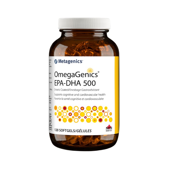OmegaGenics EPA-DHA 500 enrobage gastro-résistant